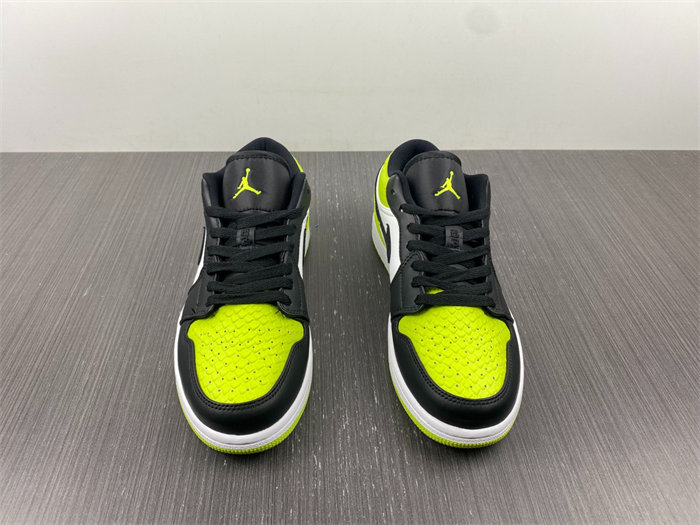 Jordan 1 Low Snakeskin Vivid Green DX4446-301