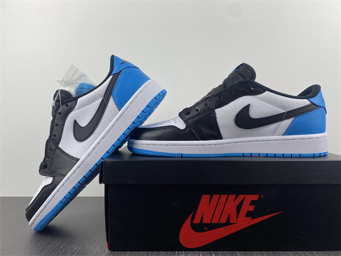 Jordan 1 Retro Low OG Black Dark Powder Blue CZ0790-104