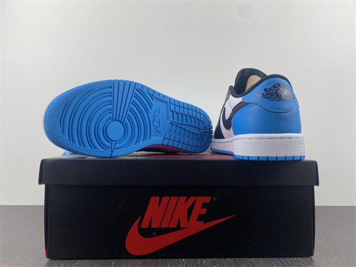 Jordan 1 Retro Low OG Black Dark Powder Blue CZ0790-104