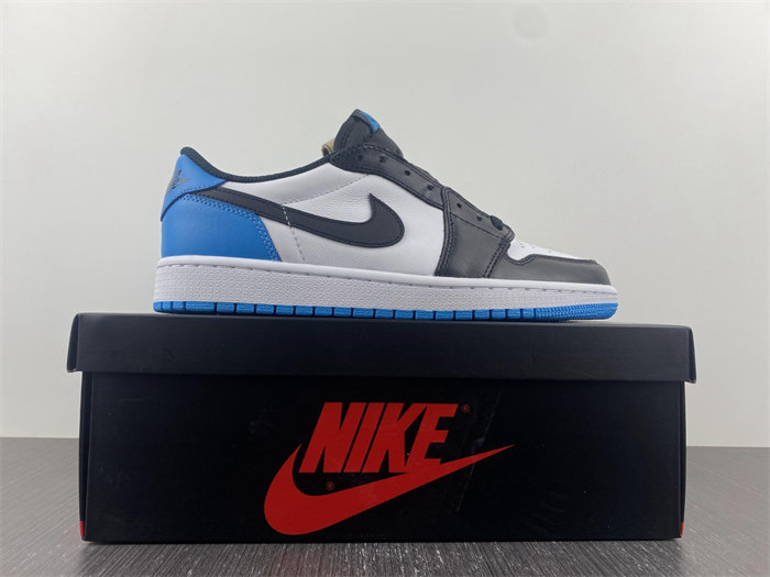 Jordan 1 Retro Low OG Black Dark Powder Blue CZ0790-104