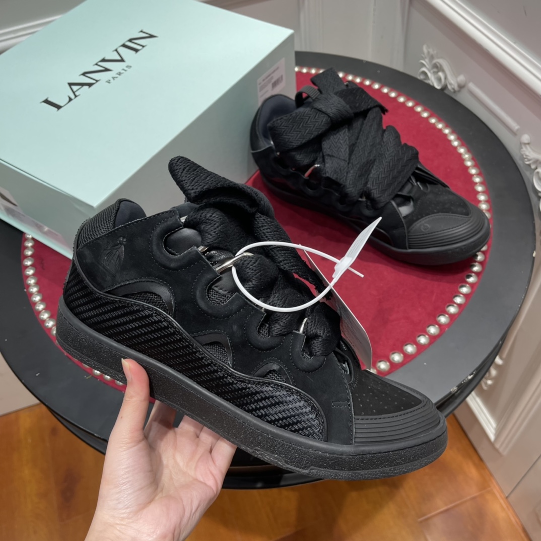 Lanvin Curb Sneaker All Black