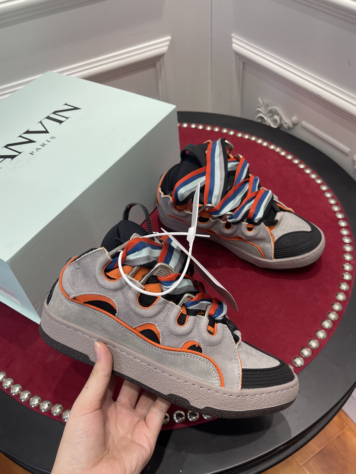 Lanvin Curb Sneaker.