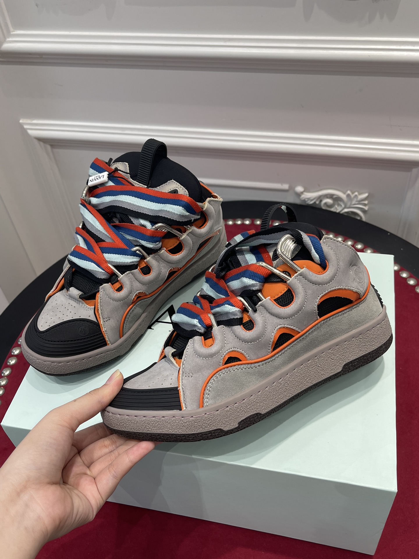 Lanvin Curb Sneaker.
