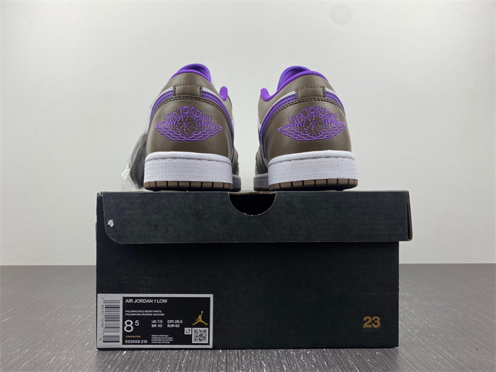 Jordan 1 Low Purple Mocha 553558-215
