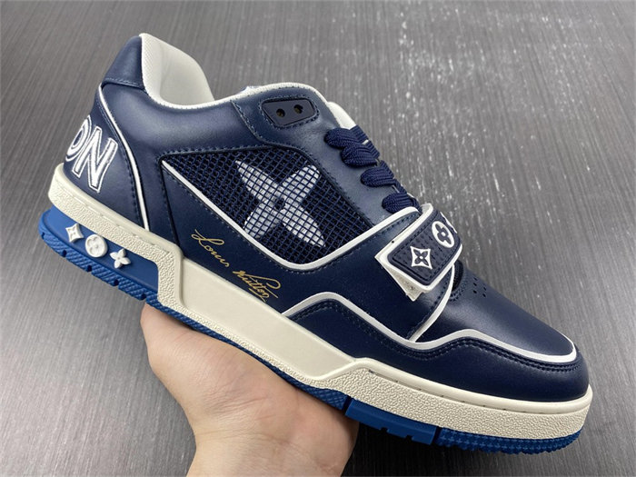 l**is V*t*n trainer navy mesh  1a9deg
