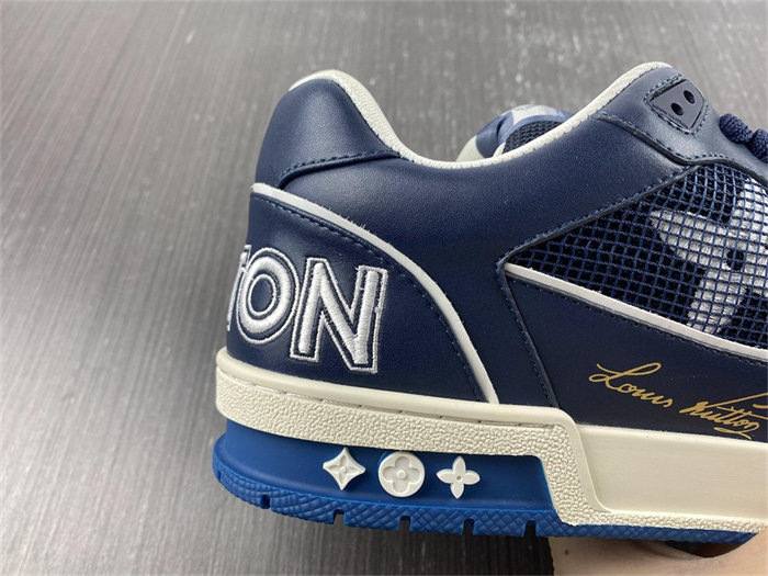l**is V*t*n trainer navy mesh  1a9deg
