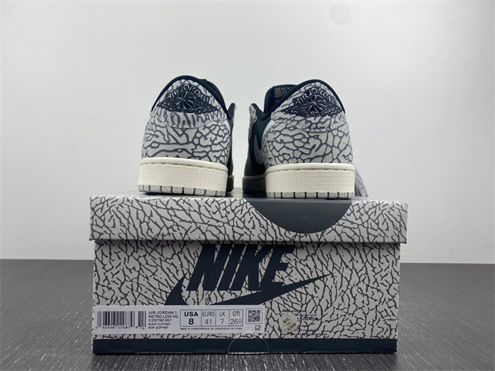 Jordan 1 Retro Low OG Black Cement CZ0790-001