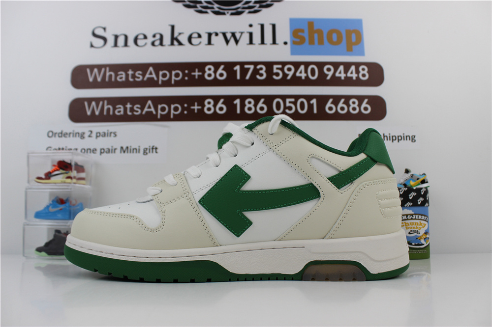 Off-White Out Of Office White Green