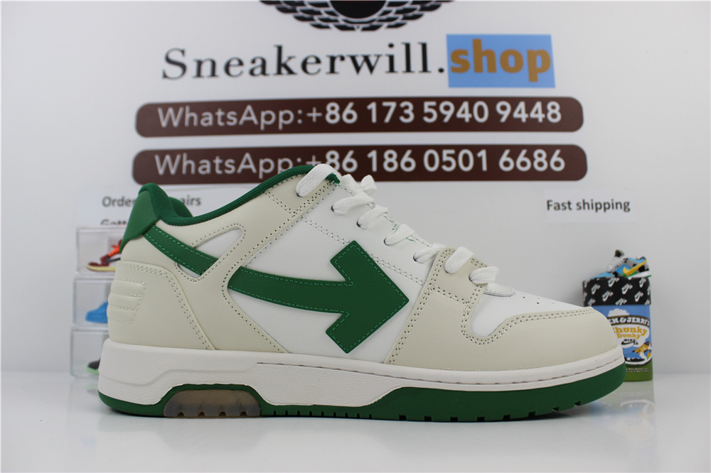 Off-White Out Of Office White Green