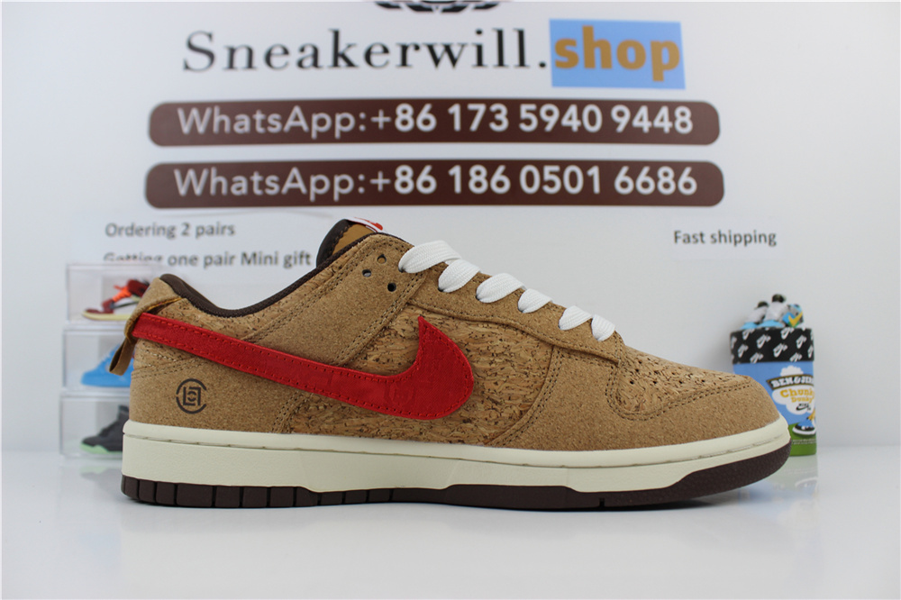 GOAT CLOT x Nike Dunk “Cork”