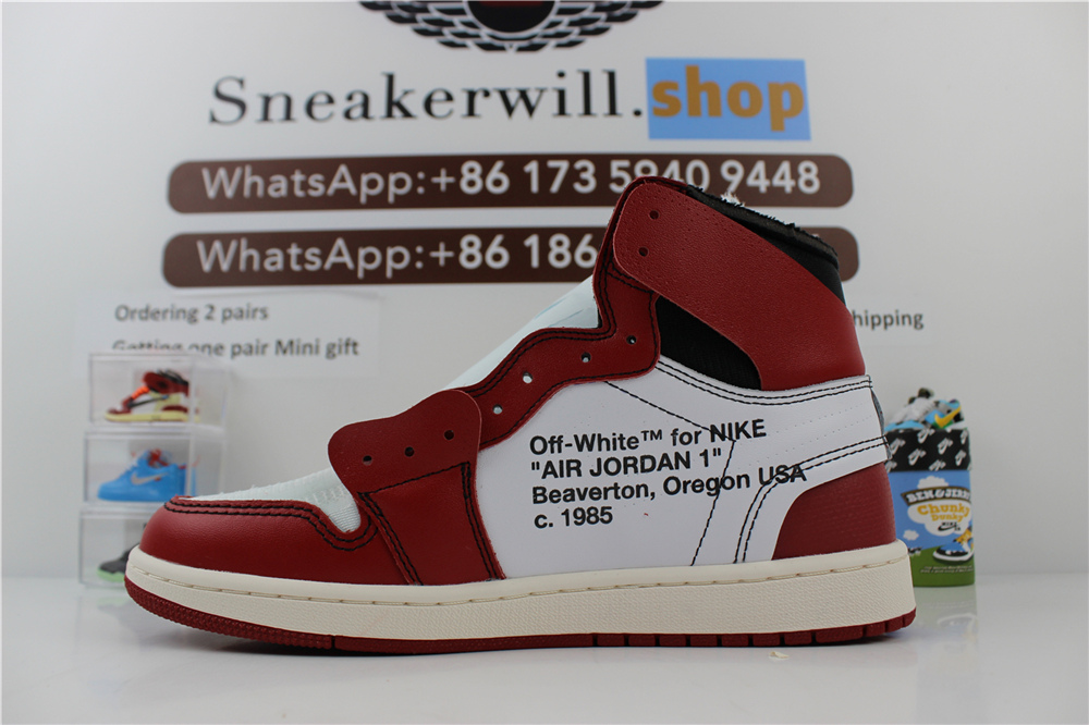GOAT Air Jordan 1 Chicago OFF-WHITE