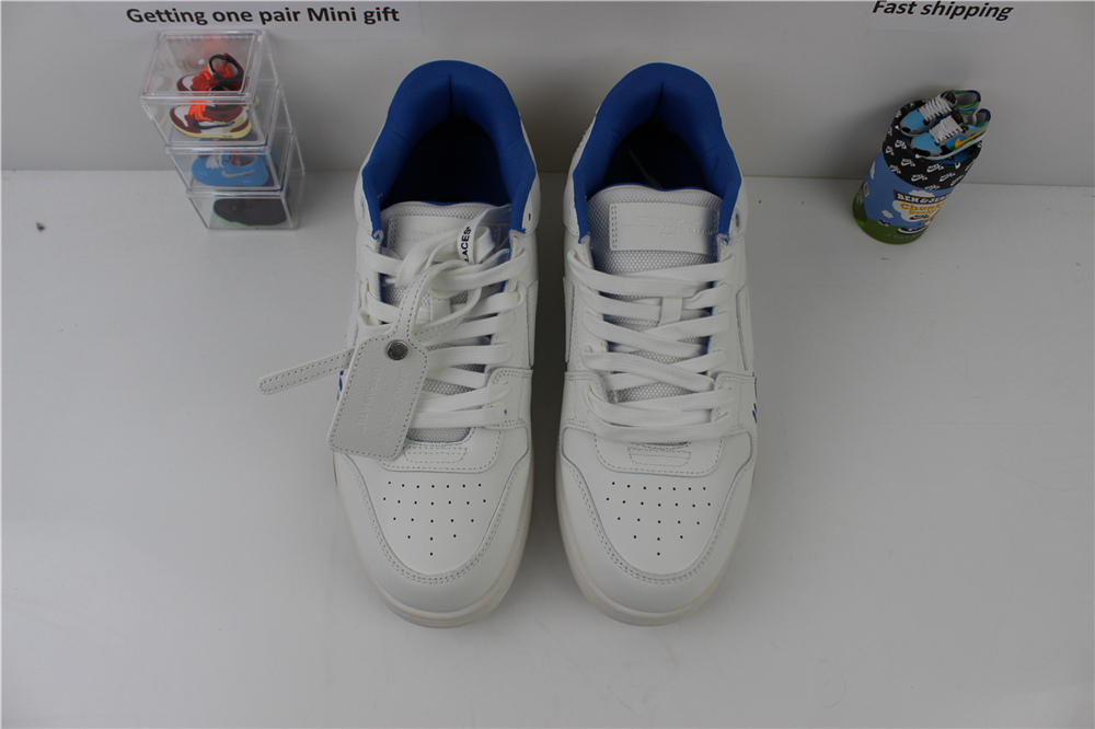OFF-WHITE Out Of Office For Walking White Blue 0030145
