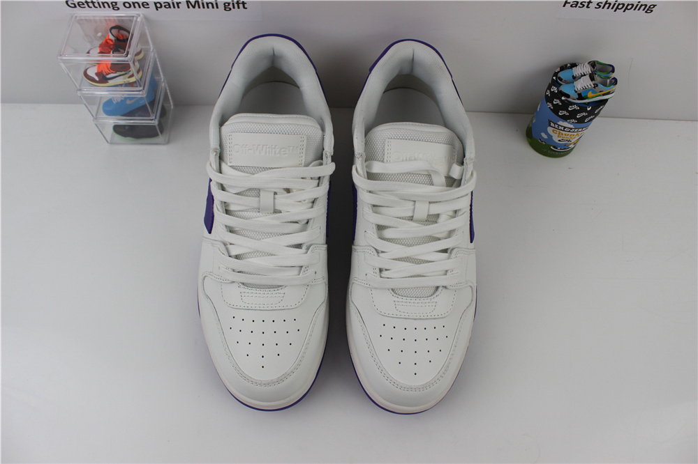 OFF-WHITE Out Of Office For Walking White Purple