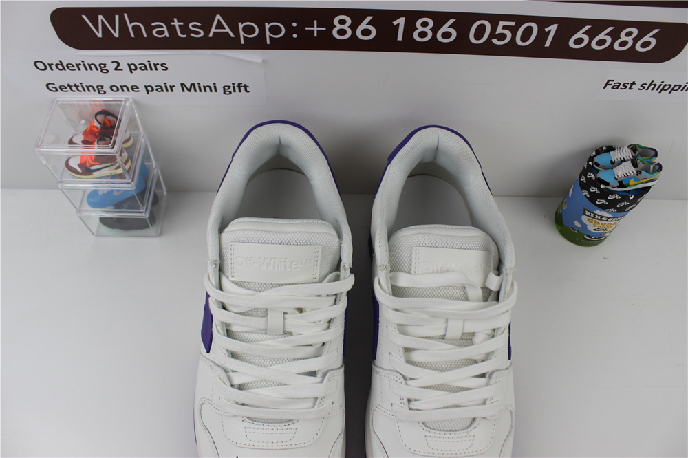 OFF-WHITE Out Of Office For Walking White Purple