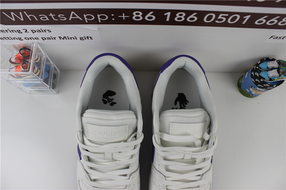 OFF-WHITE Out Of Office For Walking White Purple