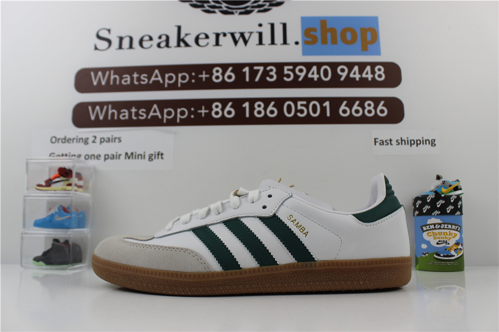 Ad*s samba white green