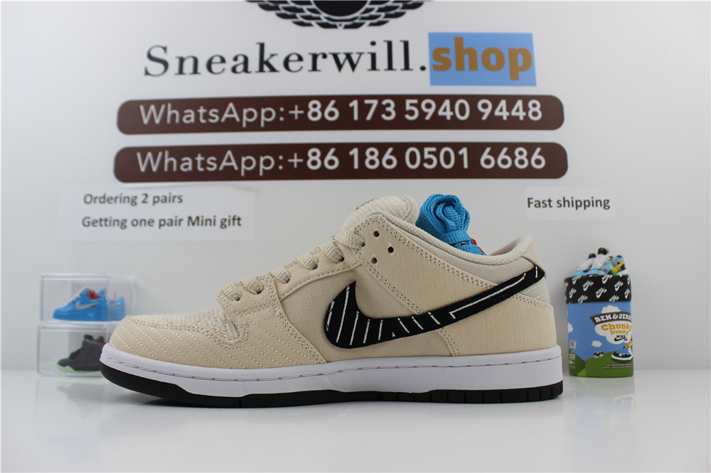 GOAT Albino & Preto X Nike SB Dunk Low