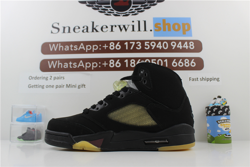 GOAT A Ma Maniére X Air Jordan 5 Black