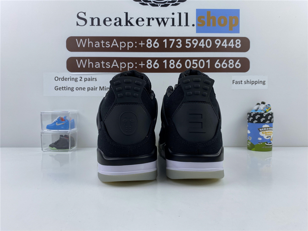 Air Jordan 4 Black Silver