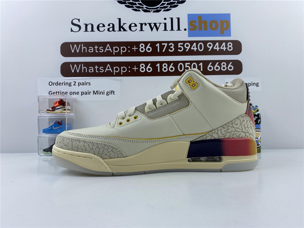 GOAT J Balvin X Air Jordan 3 Medellín Sunset