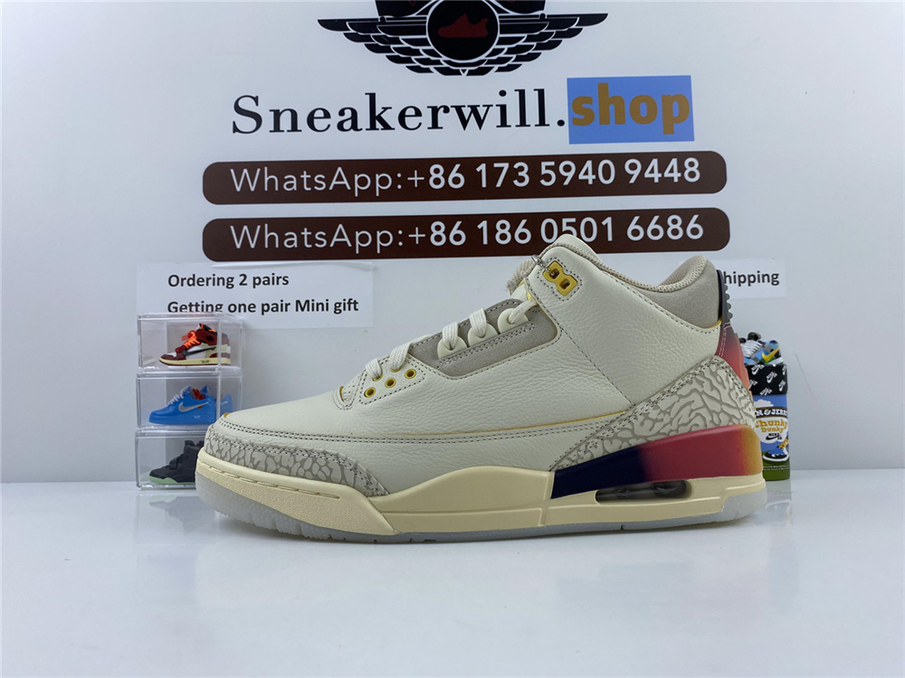GOAT J Balvin X Air Jordan 3 Medellín Sunset