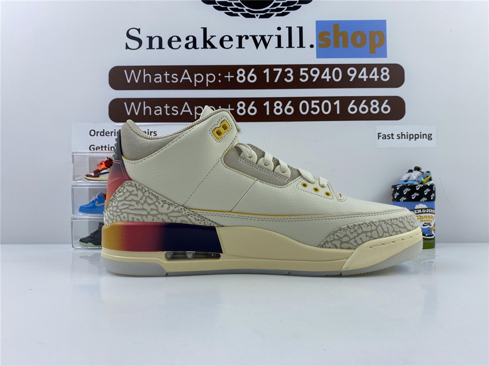 GOAT J Balvin X Air Jordan 3 Medellín Sunset