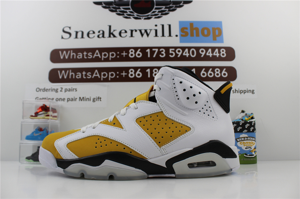 GOAT Air Jordan 6 Yellow Ochre