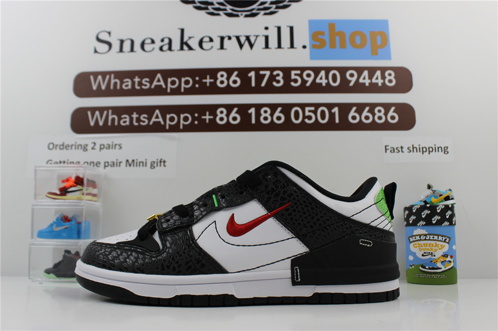 Nike WMNS Dunk Low Disrupt 2 Just Do It Black