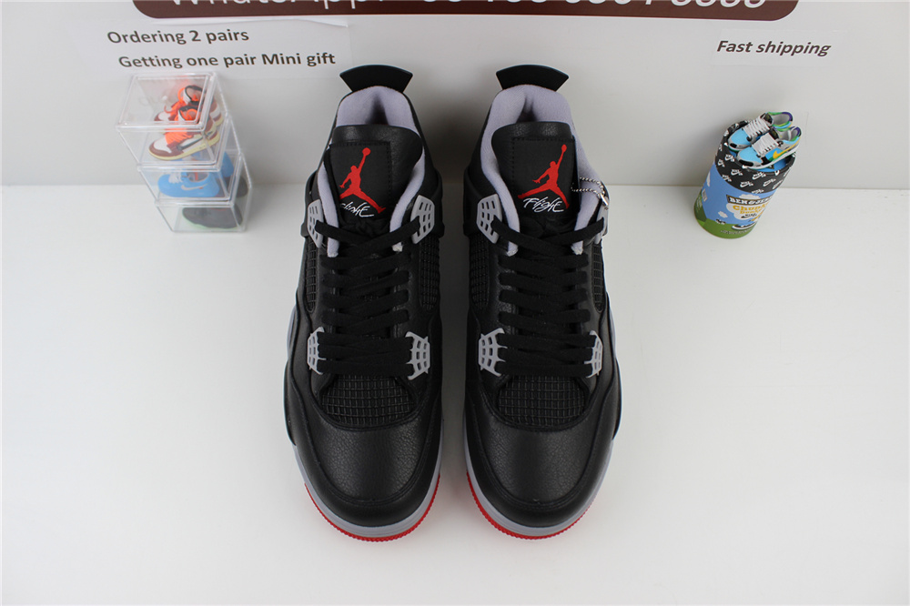 GOAT Air Jordan 4 Bred Reimagined