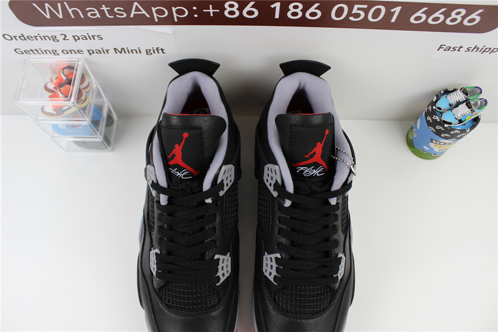 GOAT Air Jordan 4 Bred Reimagined