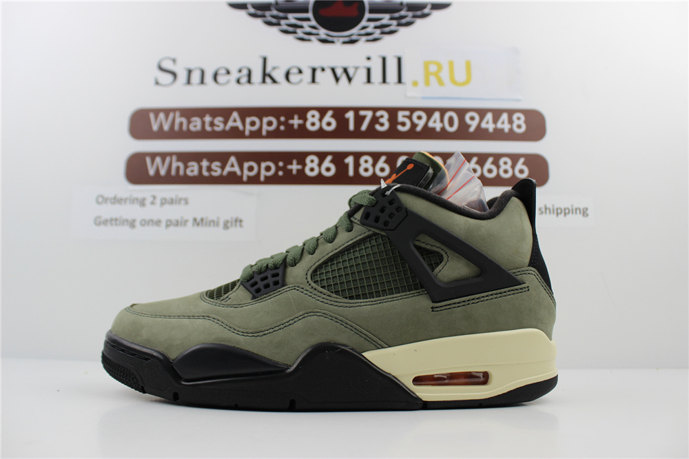 GOAT Air Jordan 4 Retro Deep Green Olive