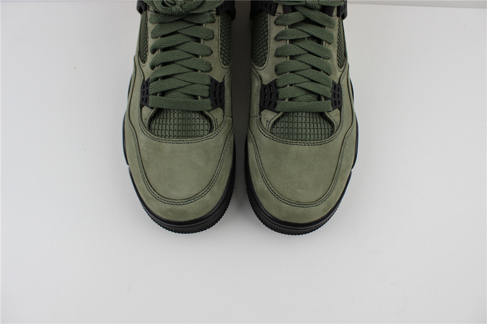 GOAT Air Jordan 4 Retro Deep Green Olive