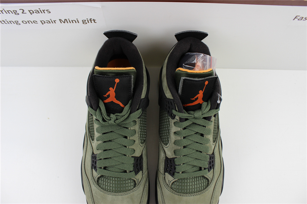 GOAT Air Jordan 4 Retro Deep Green Olive