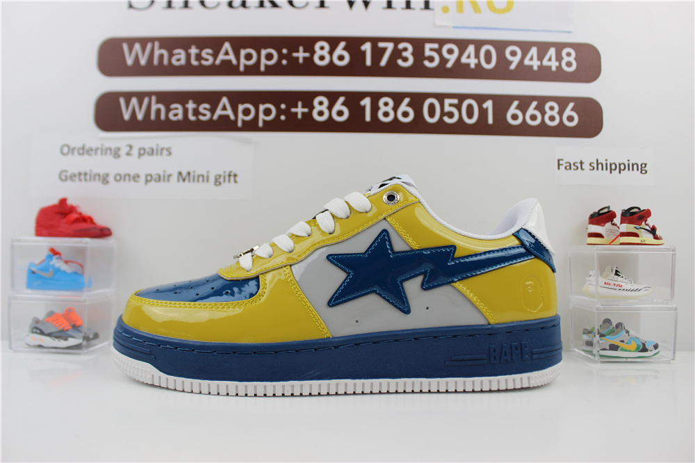Bape A Bathing Ape Grey Yellow