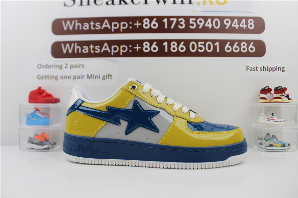 Bape A Bathing Ape Grey Yellow