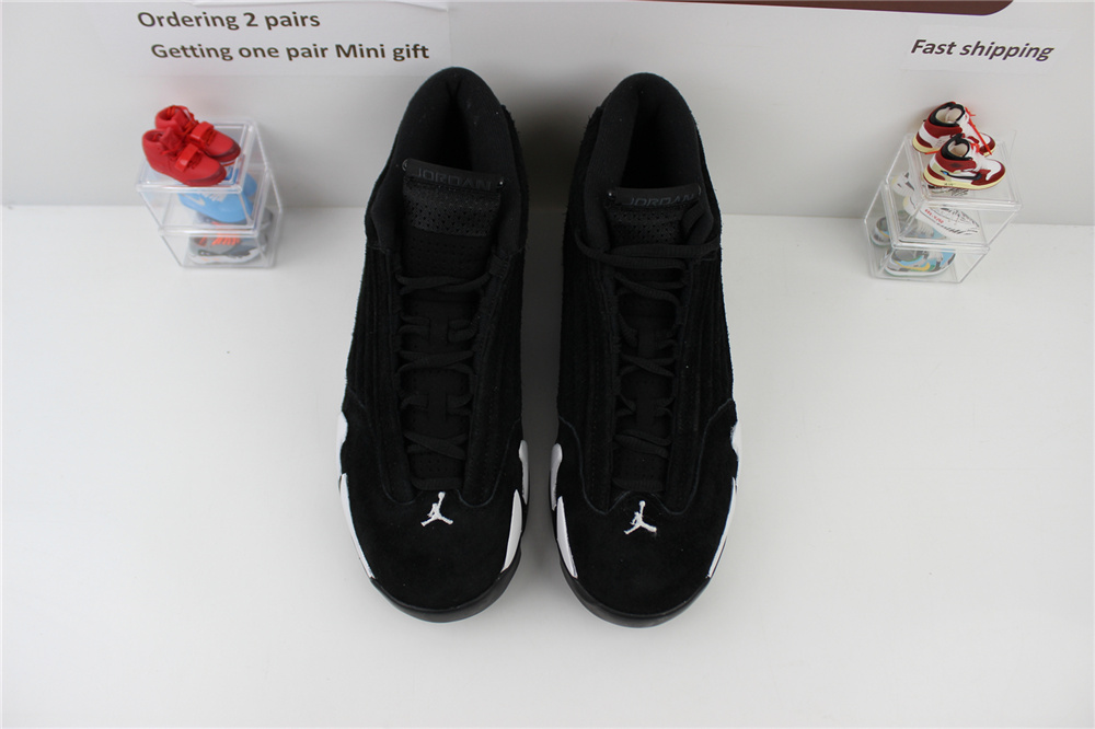 GOAT Air Jordan 14 Black White