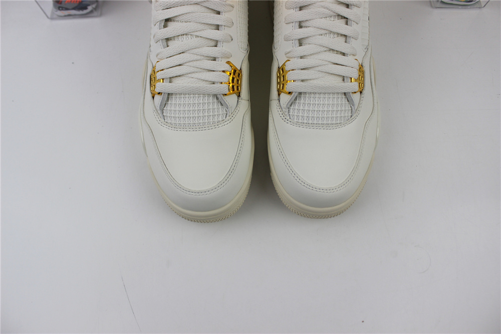 GOAT Air Jordan 4 WMNS Sail “Metallic Gold”