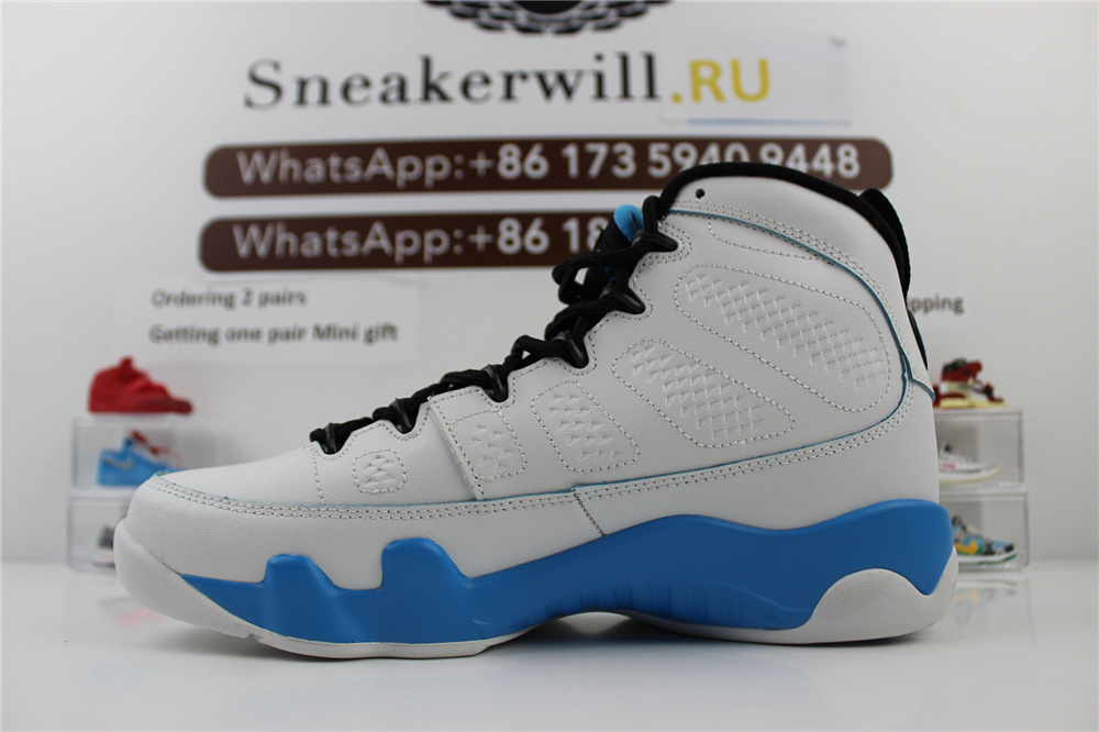 GOAT Air Jordan 9 “Powder Blue