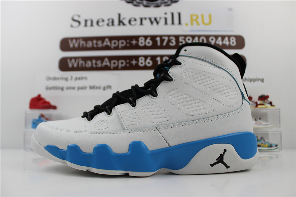 GOAT Air Jordan 9 “Powder Blue