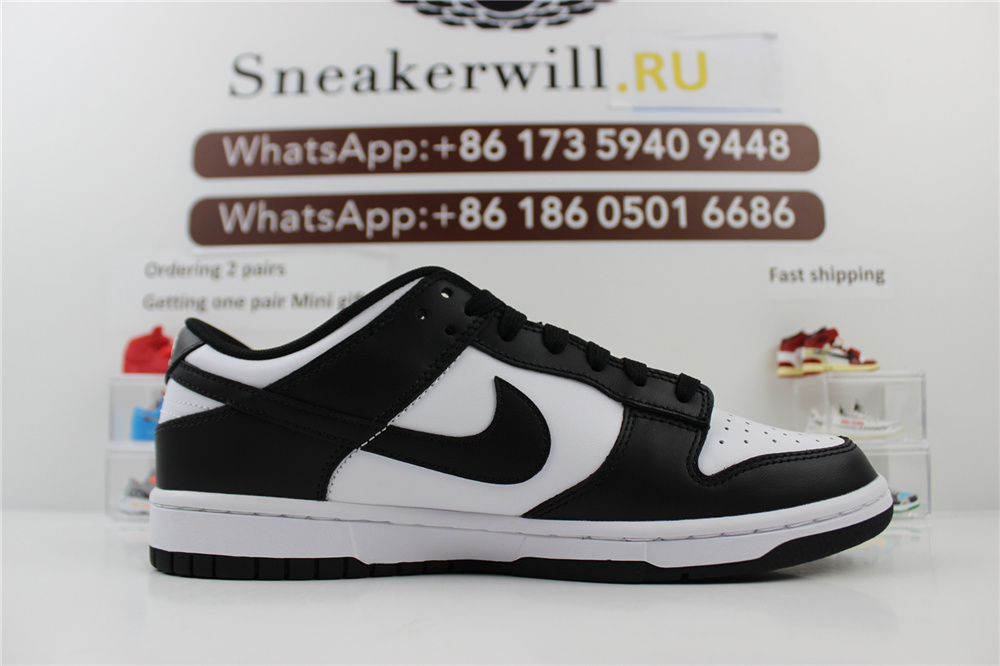 Nike DUNK Low Black White Panda
