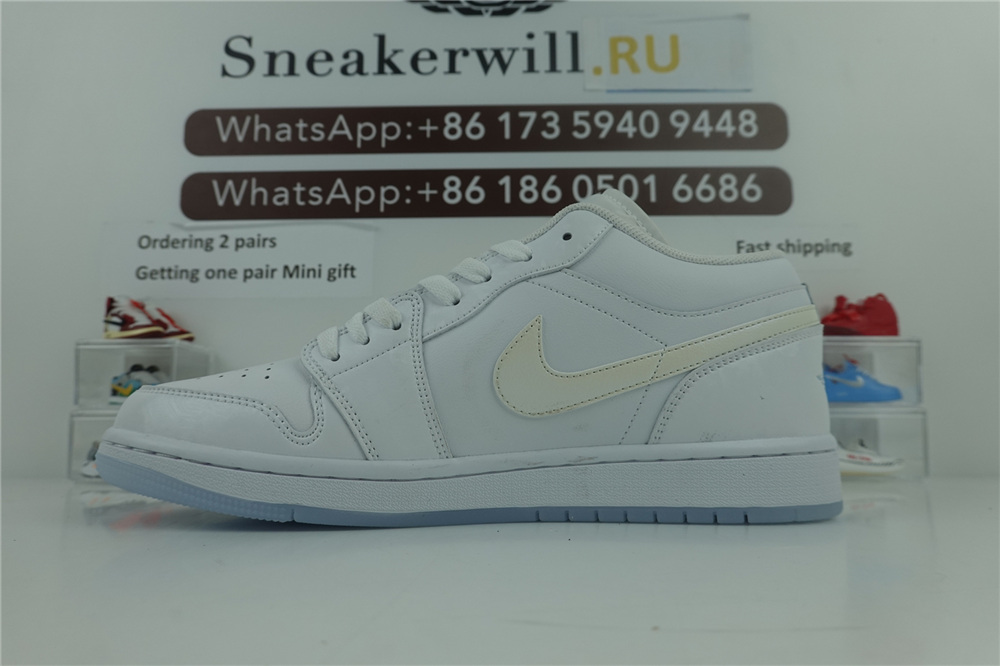 1代 Air Jordan 1 Low White Silver