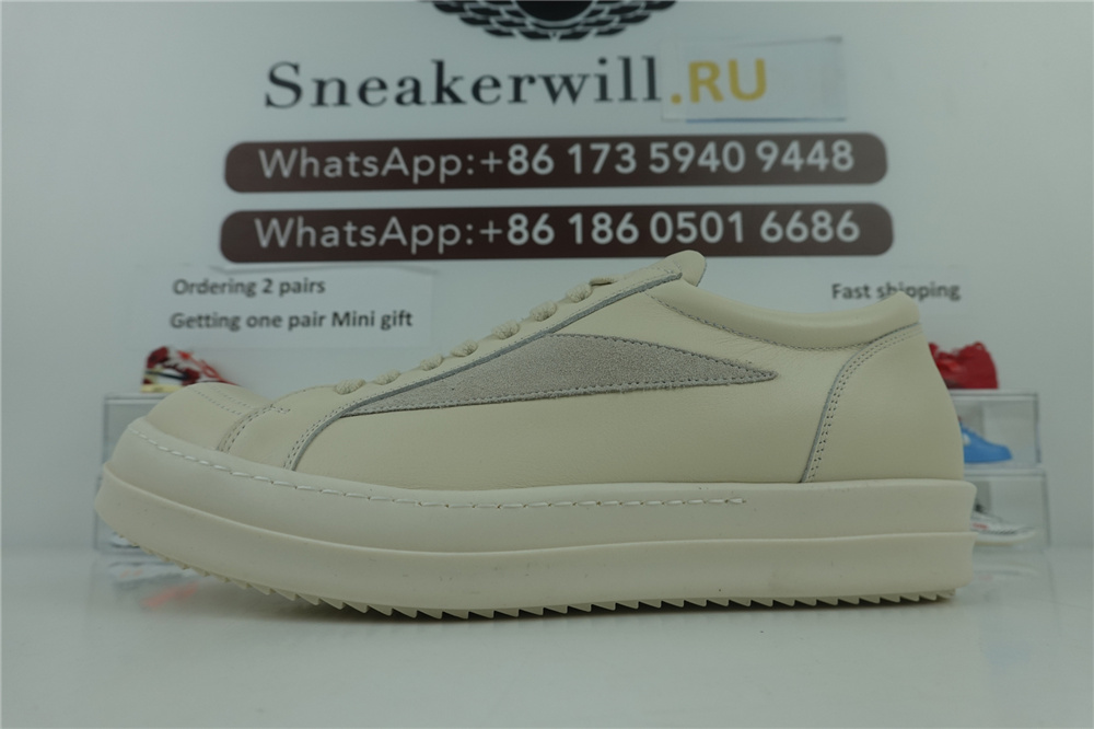 Rick Owens Cream White RU01C4897 LVSLPO