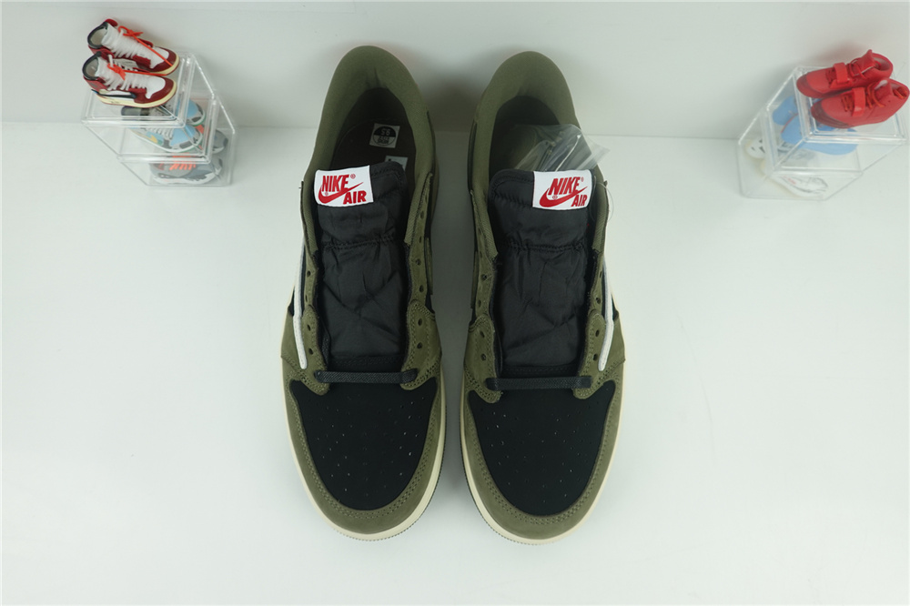 GOAT Travis Scott x Air Jordan 1 Low OG Olive