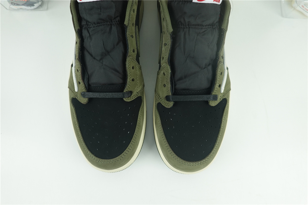 GOAT Travis Scott x Air Jordan 1 Low OG Olive