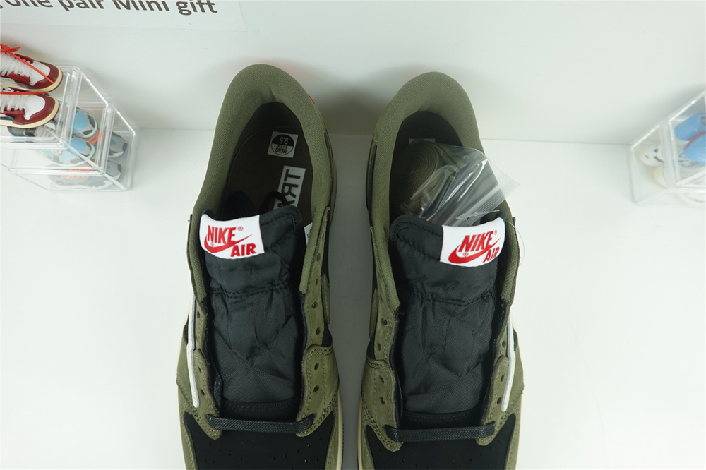 GOAT Travis Scott x Air Jordan 1 Low OG Olive