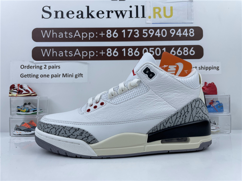 GOAT Air Jordan 3 “White Cement Reimagined”