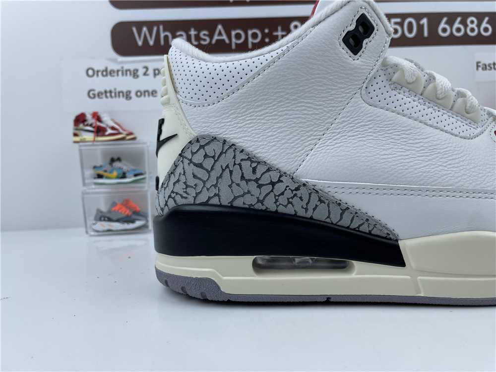 GOAT Air Jordan 3 “White Cement Reimagined”