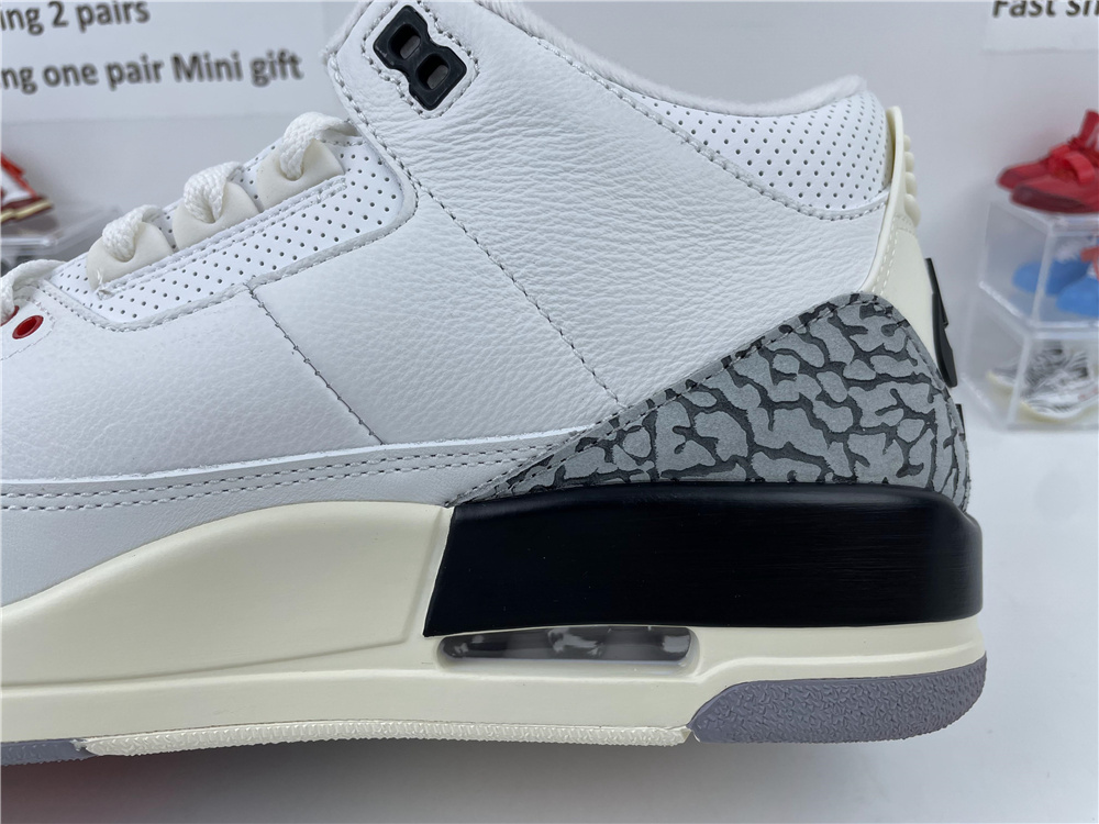 GOAT Air Jordan 3 “White Cement Reimagined”
