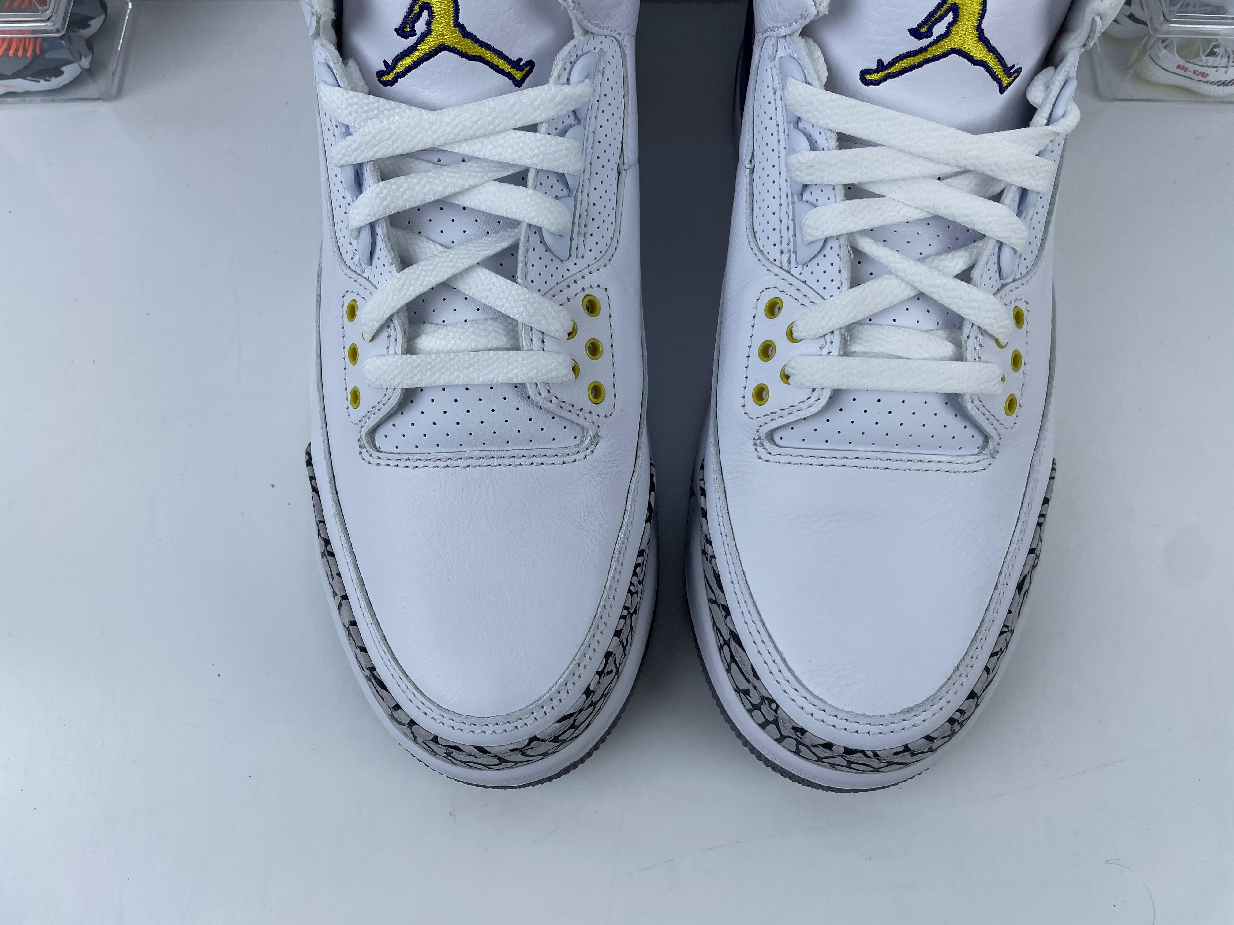 GOAT Air Jordan 3 Retro OG White Purple