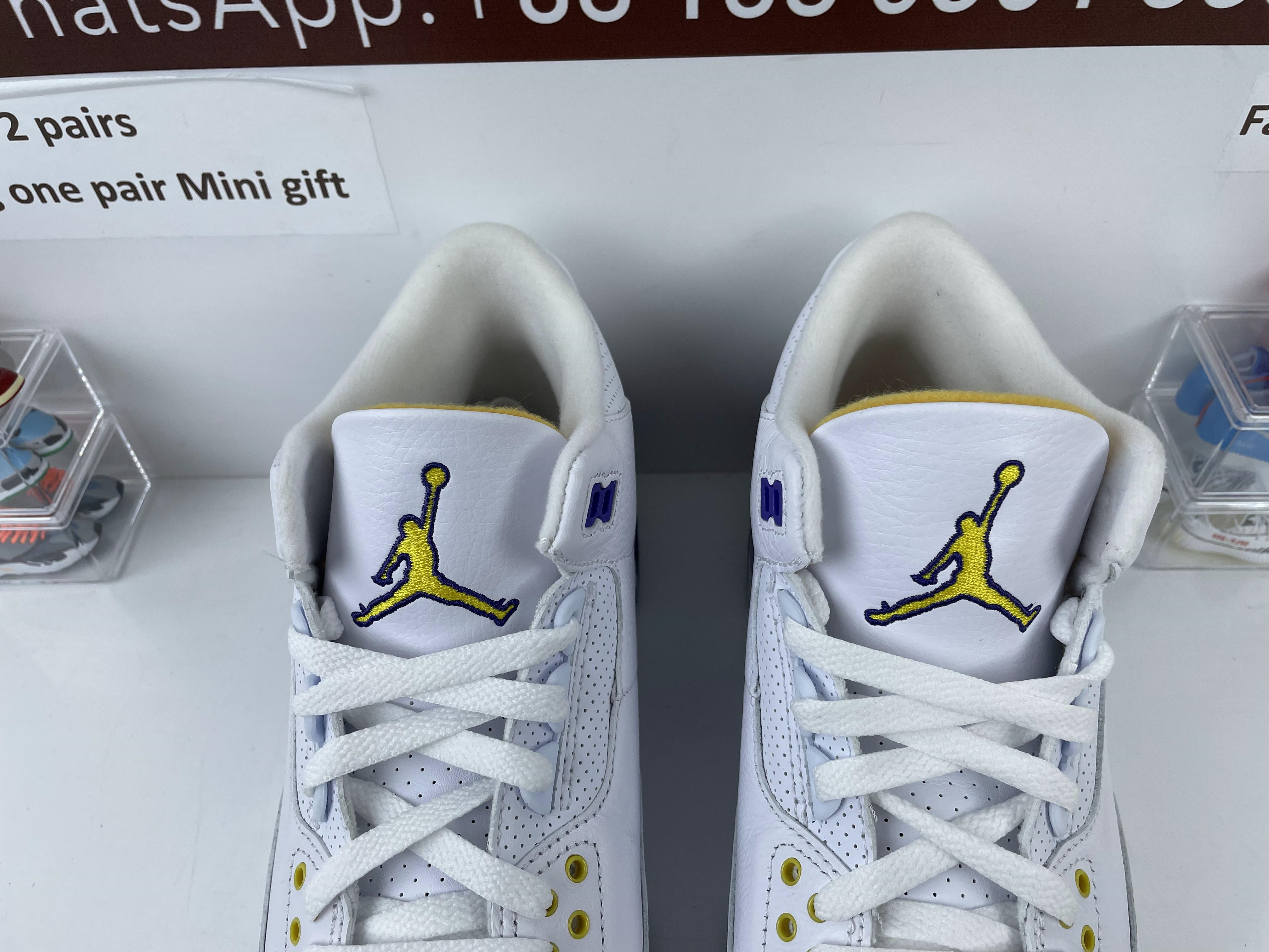 GOAT Air Jordan 3 Retro OG White Purple